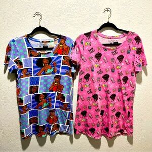 Izzy & Liv Graphic Print Sleep Shirts (2)